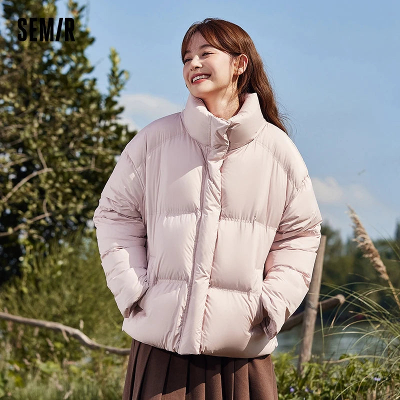 Semir-Doudoune Imperméable pour Femme, Solide, Document JxJacket, Hiver, Nouveau Top At, 2023