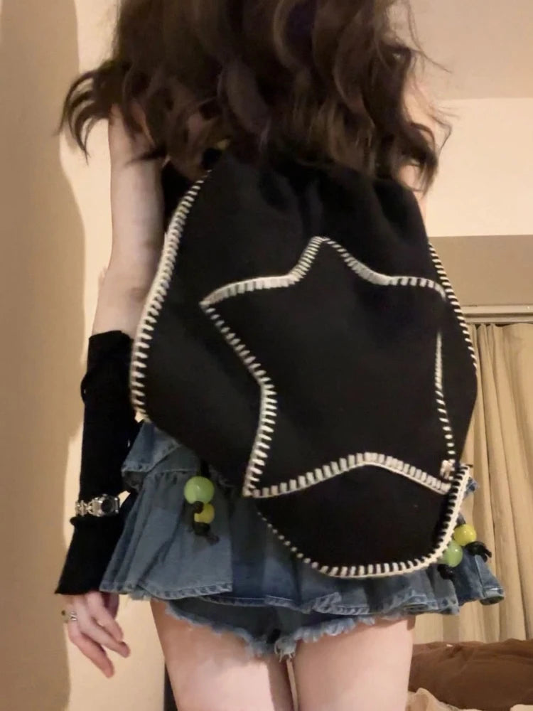 Jupe courte en jean Y2K pour femmes, nouvelle jupe plissée décontractée, taille haute, mince, gothique, fille chaude, Hotsweet, été