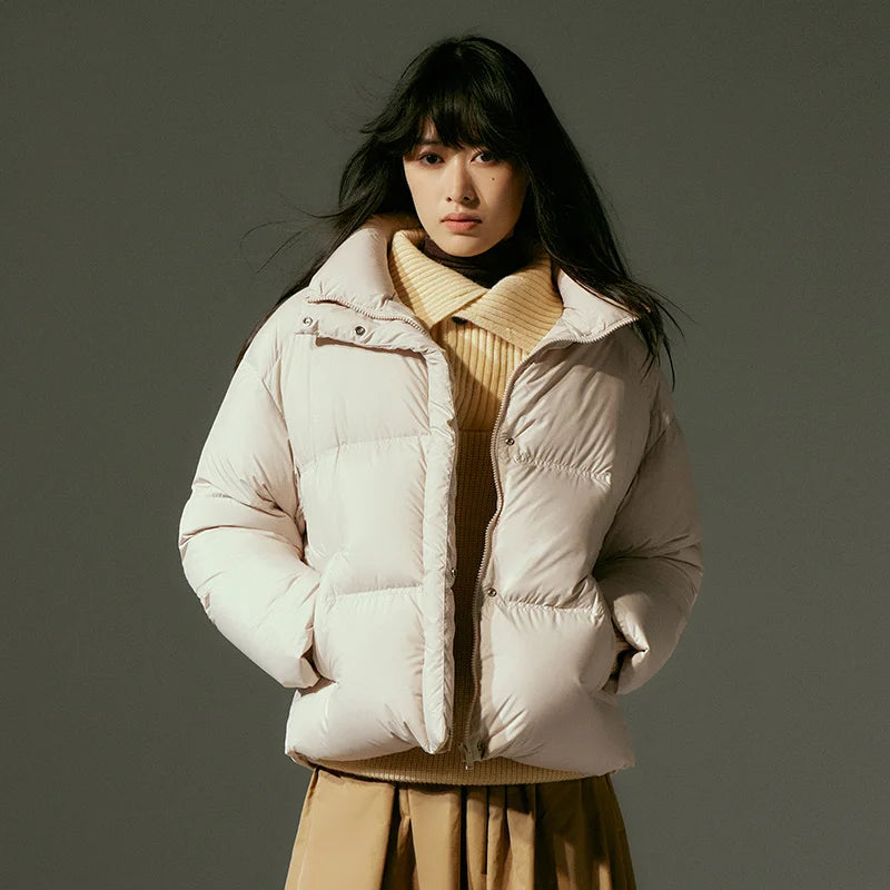 Semir-Doudoune Imperméable pour Femme, Solide, Document JxJacket, Hiver, Nouveau Top At, 2023
