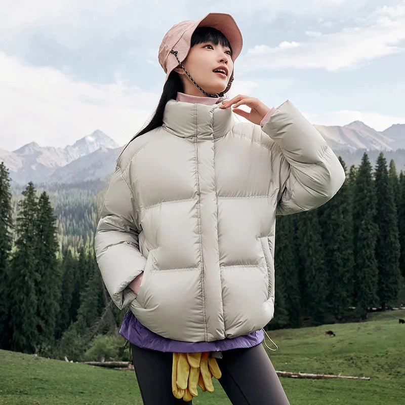 Semir-Doudoune Imperméable pour Femme, Solide, Document JxJacket, Hiver, Nouveau Top At, 2023