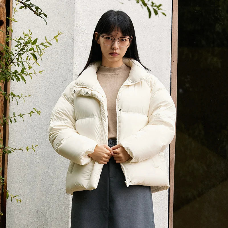 Semir-Doudoune Imperméable pour Femme, Solide, Document JxJacket, Hiver, Nouveau Top At, 2023