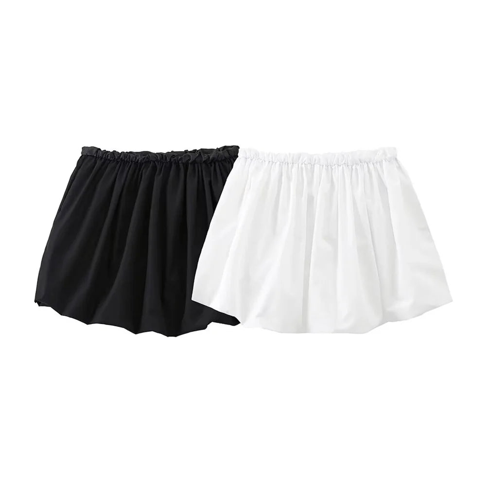 Taop & Za-Jupe ballon polyvalente pour femme, coupe couvertes, décontractée, règle deux documents, mode, nouveau produit, été, 2024