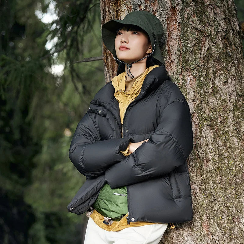 Semir-Doudoune Imperméable pour Femme, Solide, Document JxJacket, Hiver, Nouveau Top At, 2023